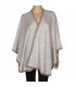 Stylish cashmere two in one poncho and shawl