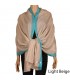 Bright borders cashmere shawl