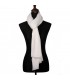 Cashmere Pure White Shawls From Nepal