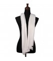 Cashmere Pure White Shawls From Nepal