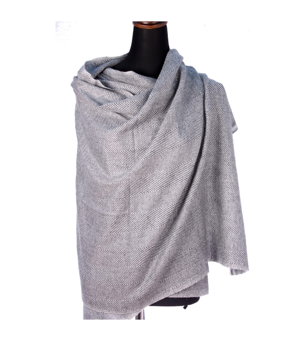 Natural Two Tone Cashmere Shawls