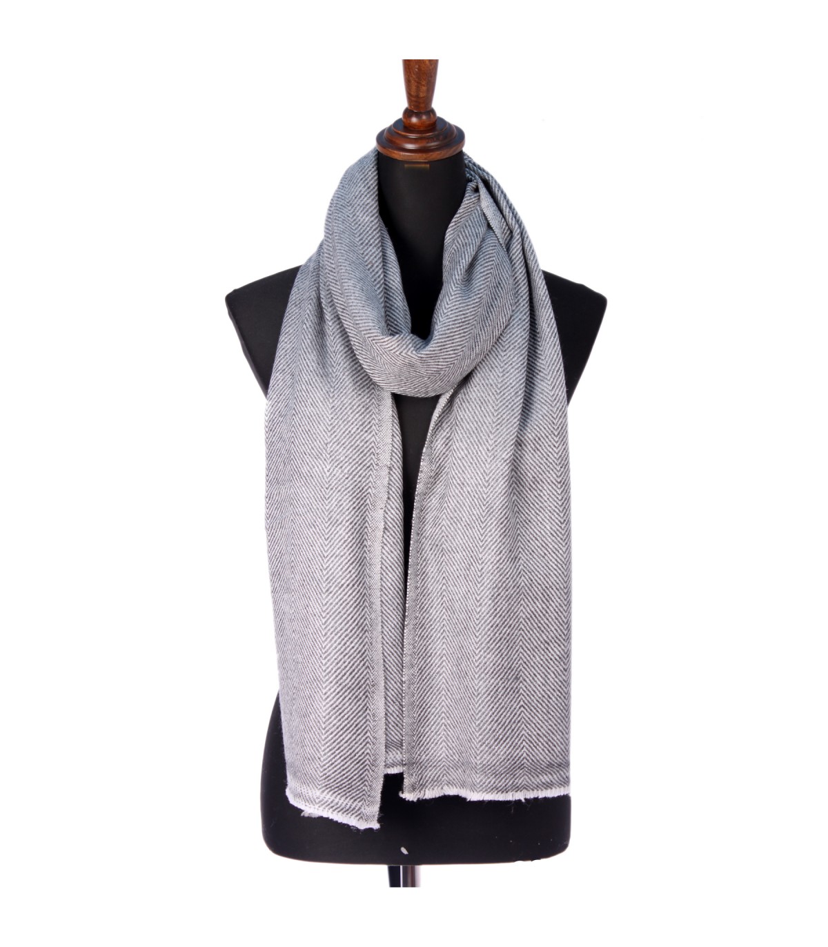 Natural Two Tone Color Combination Cashmere Shawls