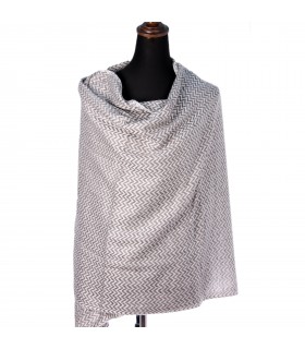 Nepali Natural Light Beige Cashmere Shawls