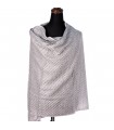 Natural Two Tone Light Beige Cashmere Shawls