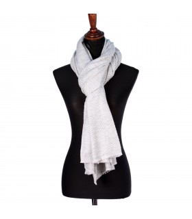 Natural Off-Cream Cashmere Shawls
