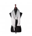 Natural Medium And Light Grey Cashmere Shawls