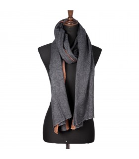 Natural Cashmere Shawls With Border